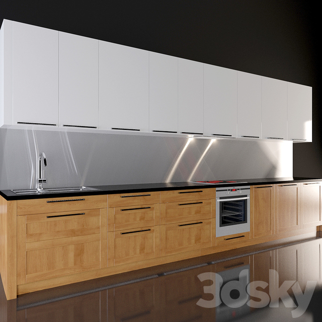 3d models: Kitchen - Ikea kitchen