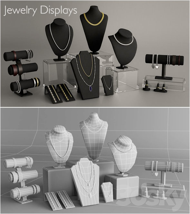 3d models Shop Jewellery Displays