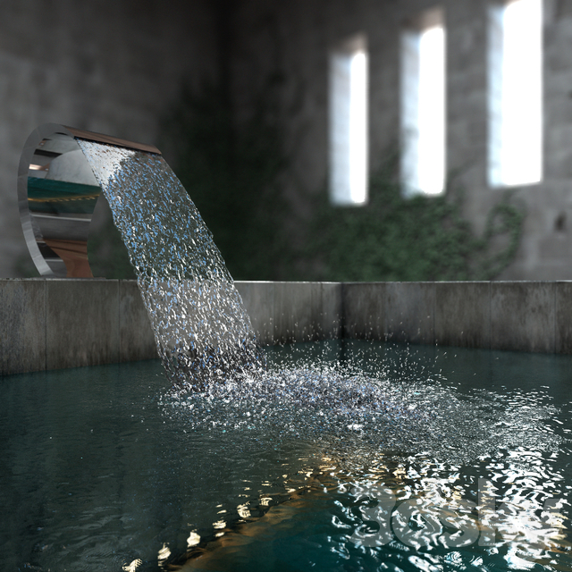3d models: Other decorative objects - Waterfall Cobra