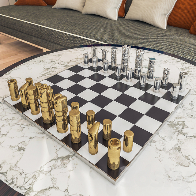 3d models: Sports - Jewel Royale Chess Set