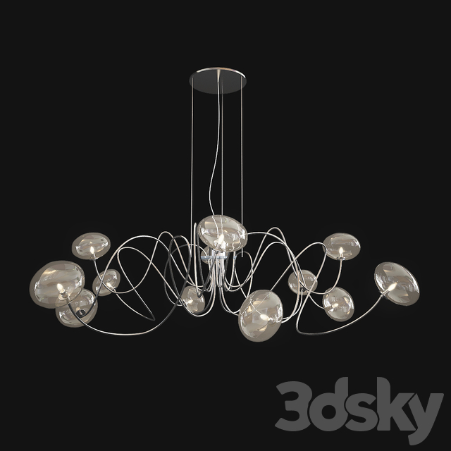 3d Models Ceiling Light Cattelan Octopus
