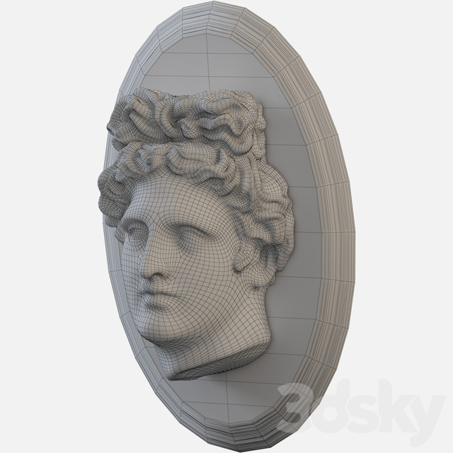 3d models: Sculpture - Apollo