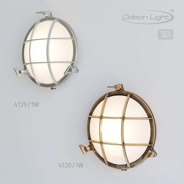 3dSkyHost: Wall light ODEON LIGHT 4129  1W, 4130  1W LOFI 3d model