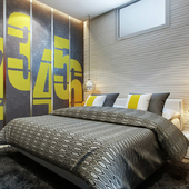 Дизайн спальни 10м2 (текущий проект)