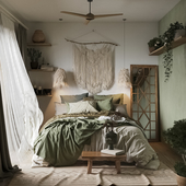 boho style bedroom