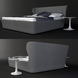 3d Models: Bed - B & B_Italia_PAPILIO_bed