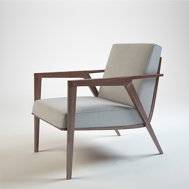 3d Models Arm Chair Odense Chair By Holly Hunt