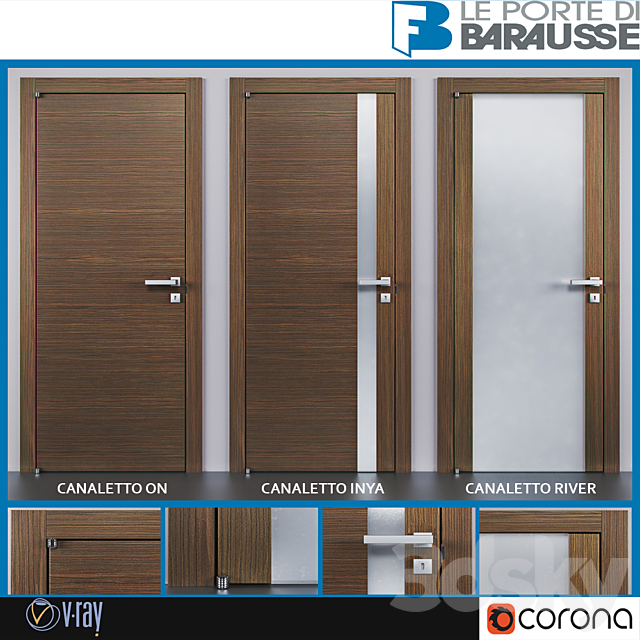 3d Models Doors Barausse Doors