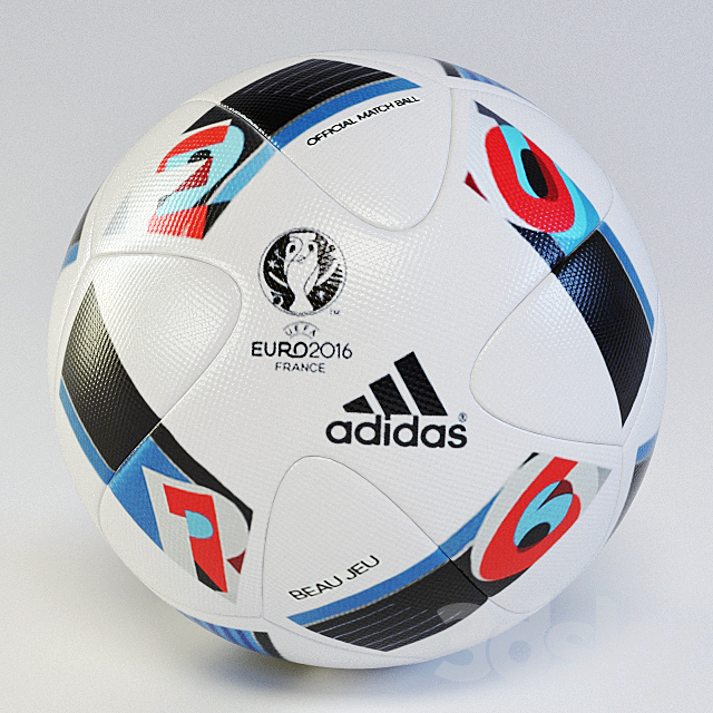 3d models: Sports - adidas Euro 2016 Beau Jeu Official Match Ball