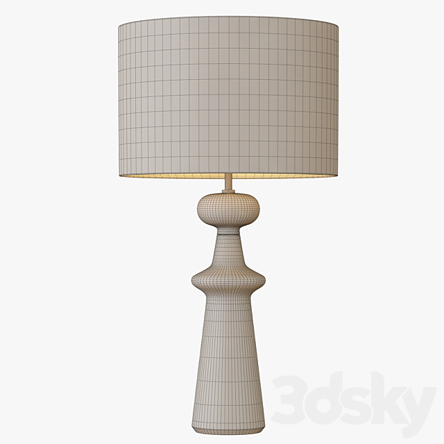 Table Lamp Turned Wood Tall, White Turned Wood Table Lamp