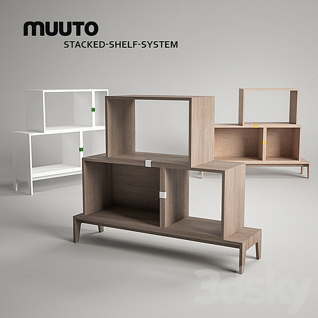 Muuto Stacked Shelf System Sideboard, Muuto Stacked Shelving