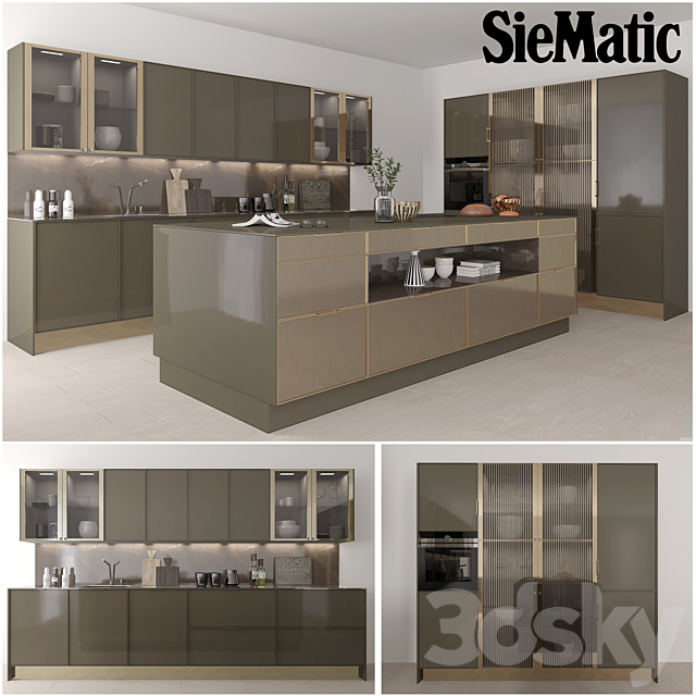 Siematic Cuisine Kitchen 3d Models, Siematic Kitchen Cupboards