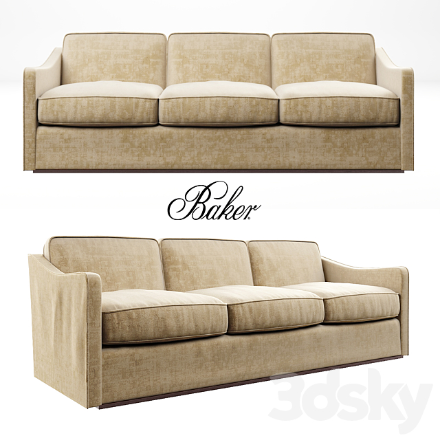 3d Models Sofa Baker Carlyle, Carlyle Sofa Bed