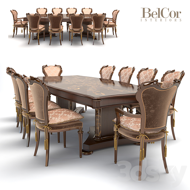 Table Chair 3d Models, Orleans Dining Room Furniture