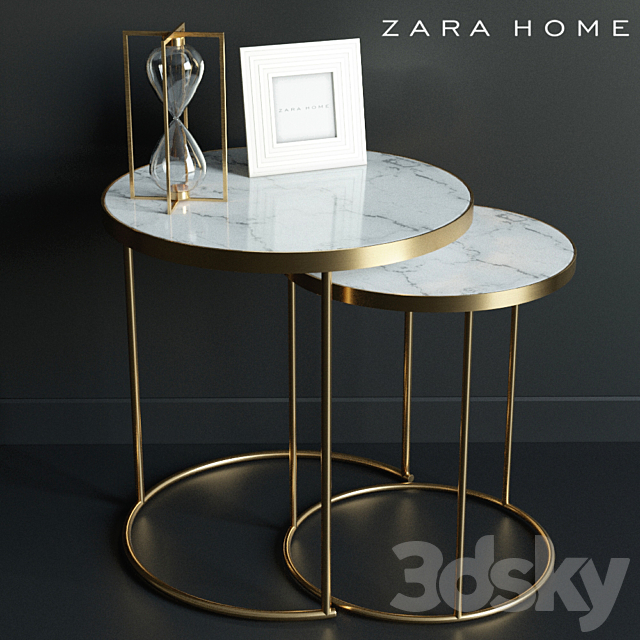 3d models: Table - Coffee table ZARA home