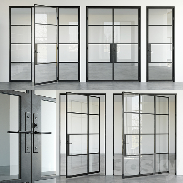 3d Models Doors Portella Steel Doors