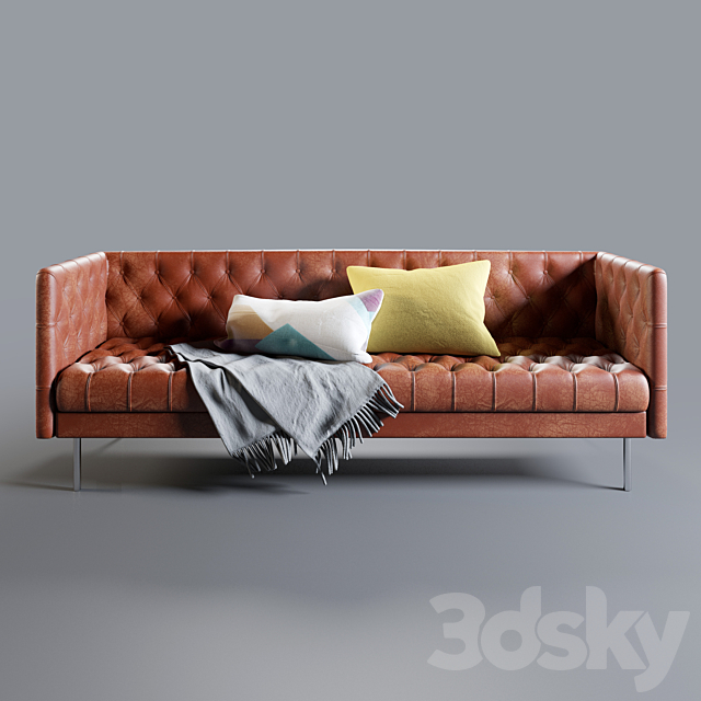 West Elm Modern Chesterfield Leather, West Elm Leather Couch