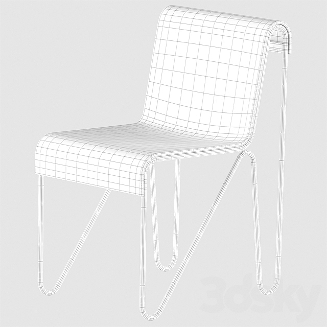 beest boiler Matroos CASSINA / 279 Beugel Chair - Chair - 3D Models