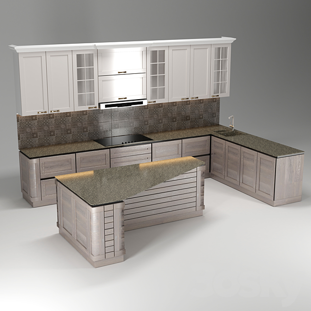 Kitchen block (Kitchen block) - Kitchen - 3D Models