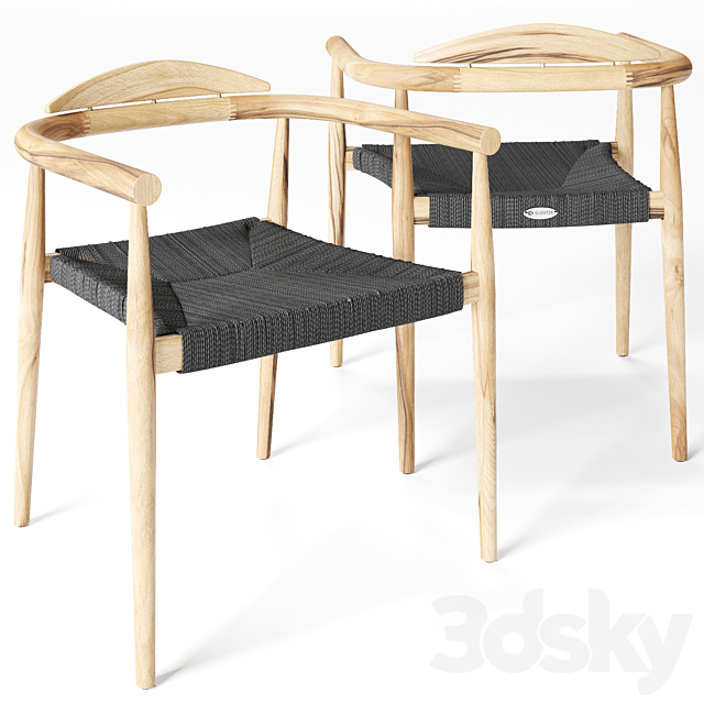 3d Models Chair Ave Gloster Dansk Stacking Chair