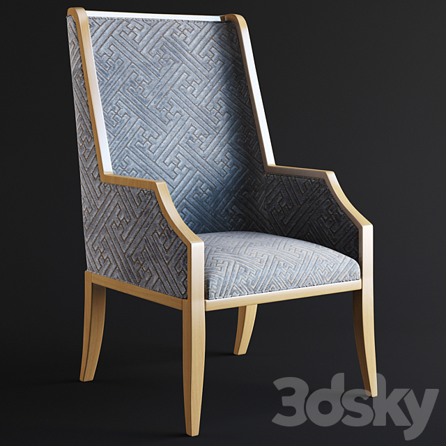 3d Models Arm Chair Massoud Merrilynn Dining Chair
