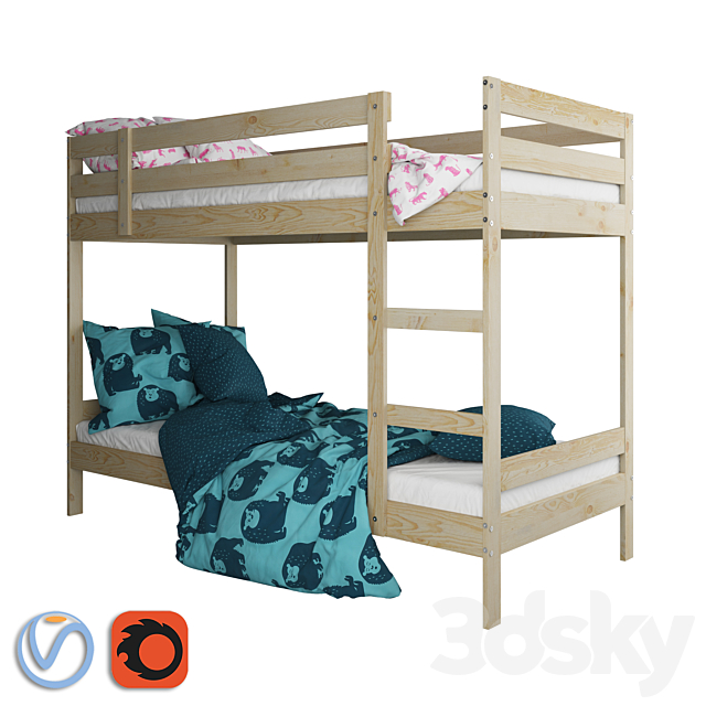 Ikea Mydal Bed Midal, Ikea Full Bunk Beds