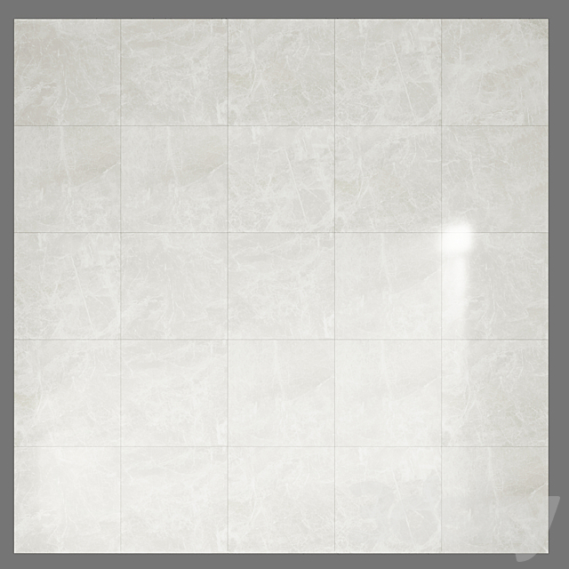 3d models Tile  White  Ceramic marble with multi texture 