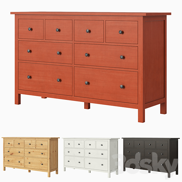 Ikea Hemnes 8 Drawer Dresser, Hemnes 8 Drawer Dresser Gray