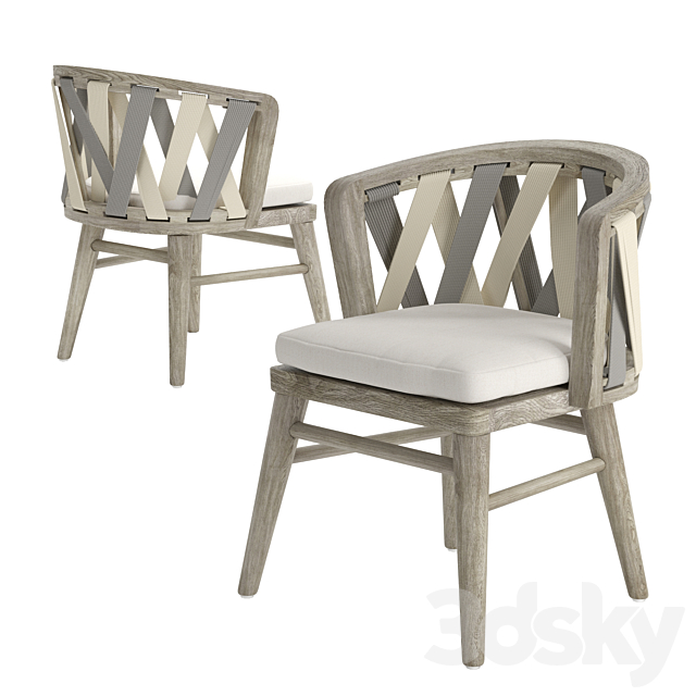 Palecek Boca Outdoor Side Chair, Palecek Outdoor Furniture