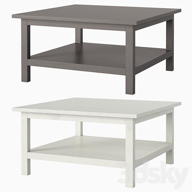 3d Models Table Ikea Hemnes Coffee, Ikea Dark Wood Coffee Table