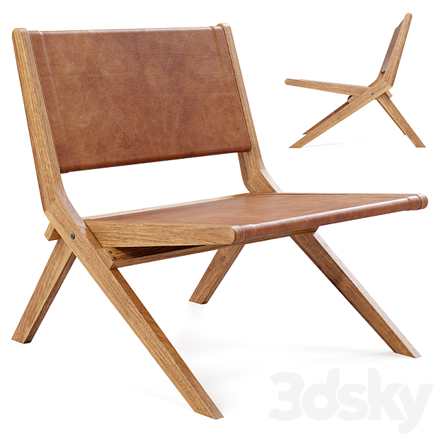 3d Models Arm Chair Zara Home The, Folding Leather Chair