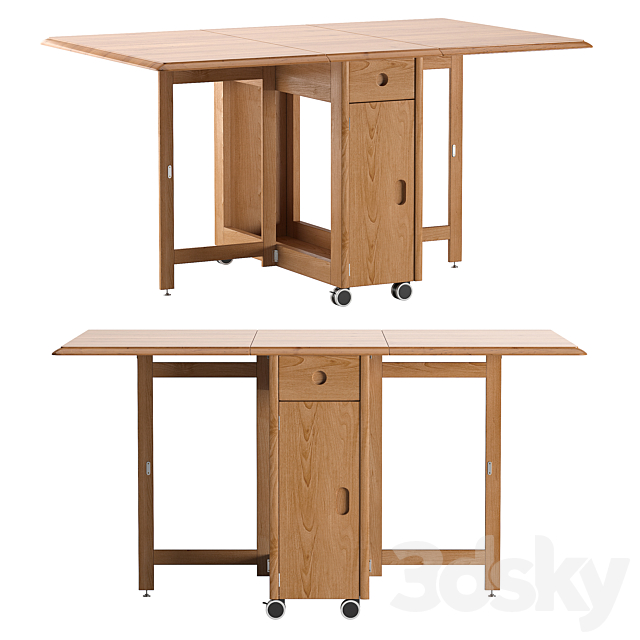 Solid Wood Folding Dining Table, Solid Wood Folding Dining Table