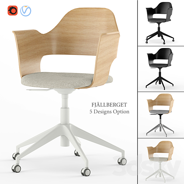 Chair Ikea Office Furniture 3d Models, Wooden Desk Chair Ikea