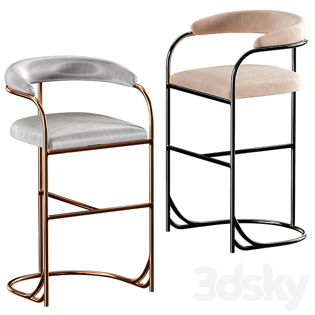 Vintage Brass Bar Stools By Shelby Williams, Shelby Williams Bar Stools