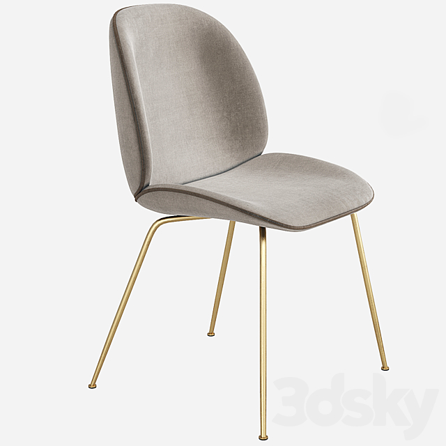 Gubi Beetle Dining Chair 3d, Beetle Dining Chair By Gubi