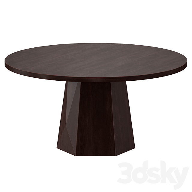 Kesling 60 Round Wood Dining Table, 60 Round Conference Table