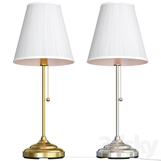 3d Models Table Lamp Årstid Ikea, Bedside Table Lamps Ikea
