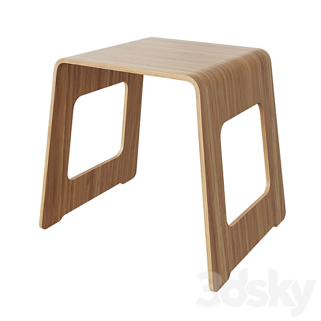 Stool Chair 3d Models 3dsky, Ikea Wooden Stool Chair