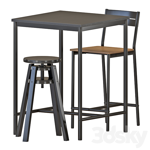 Ikea Sandsberg Bar Table And Stools, Ikea Bar Table And Stools