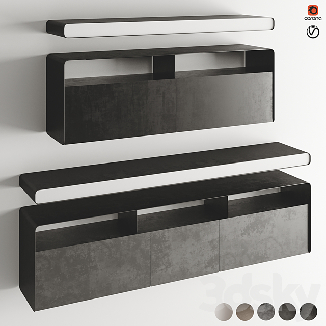 Flou Foglio 2022 Modular System, Are Floating Shelves Still In Style 2022