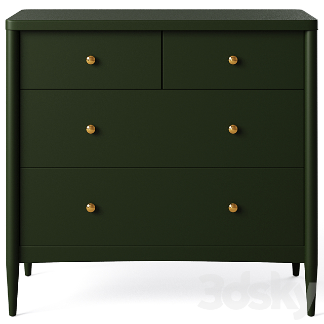 Kids Hampshire 4 Drawer Dresser By, Crate And Barrel Dresser Changing Table