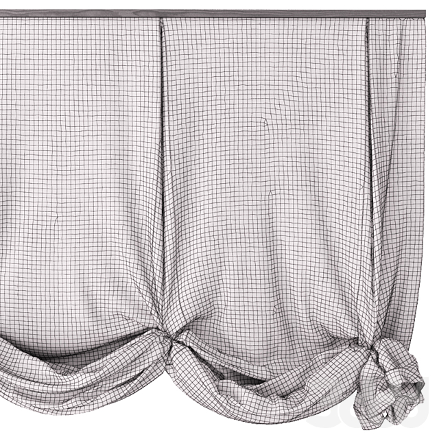 
                                                                                                            London curtains in two positions
                                                    