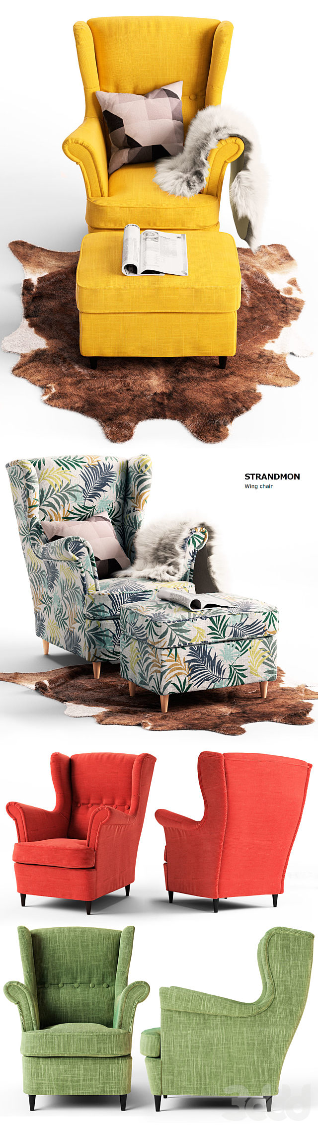 
                                                                                                            chair Strandmon Ikea / кресло СТРАНДМОН Икеа
                                                    