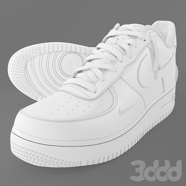 3d модели: Обувь - Nike Air Force 1