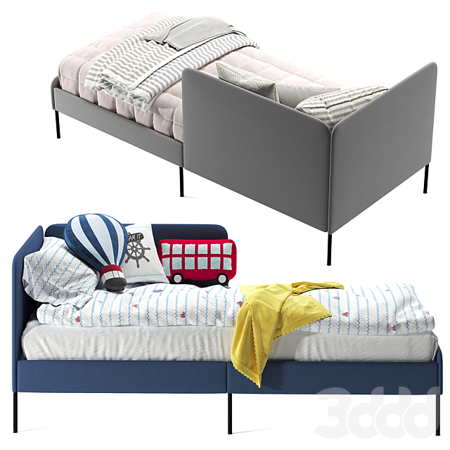 Ikea BlÅkullen Corner Bed Кровати, Ikea Twin Bed Corner Unit