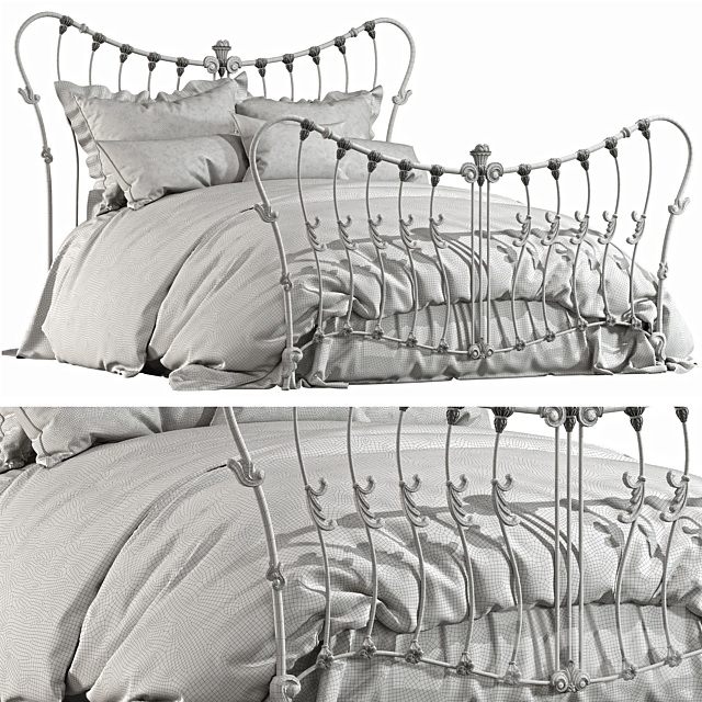 
                                                                                                            wrought iron vintage bed
                                                    